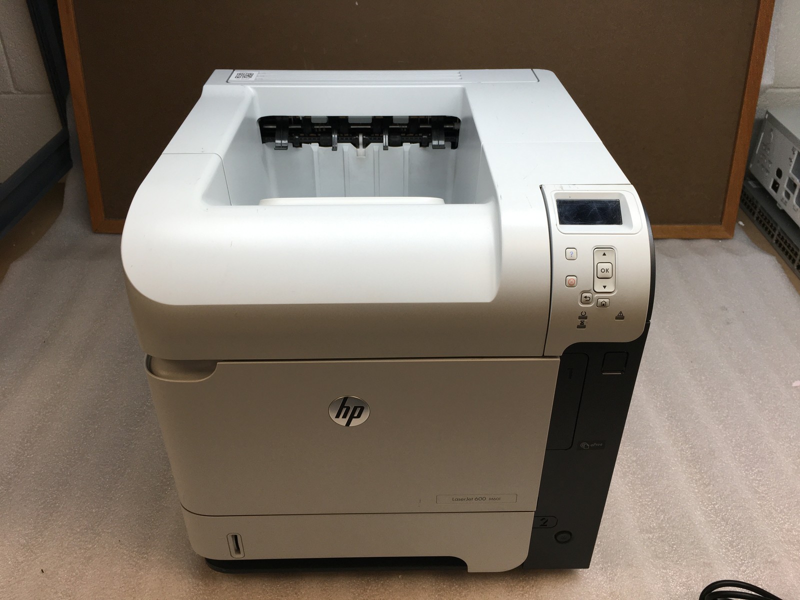 HP LaserJet 600 M601 Monochrome Workgroup Laser Printer w/130k pg ct & 80% Toner