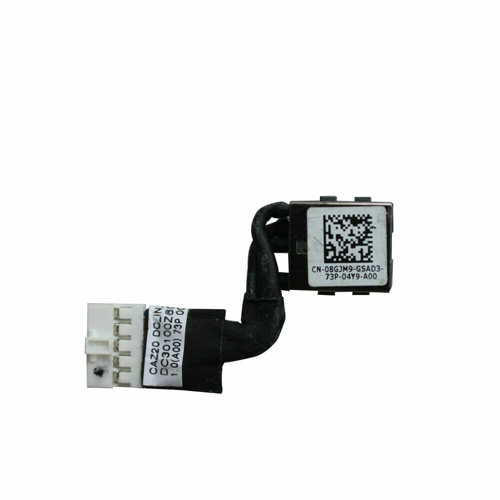 For Dell Latitude 7480 7490 Fix Parts 8GJM9 08GJM9 DC Power Input Jack W/ Cable