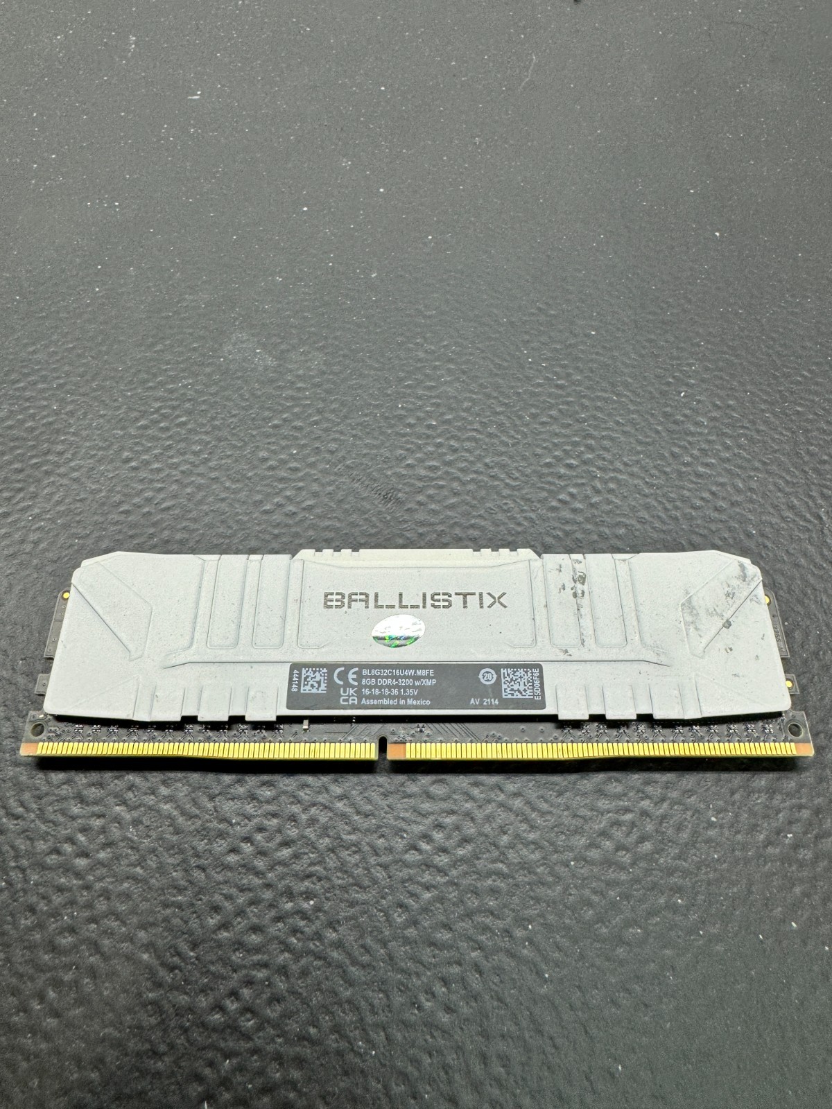 Crucial Ballistix 8GB (1x8GB) DDR4-3200MHz Desktop Memory BL8G32C16U4W.M8FE