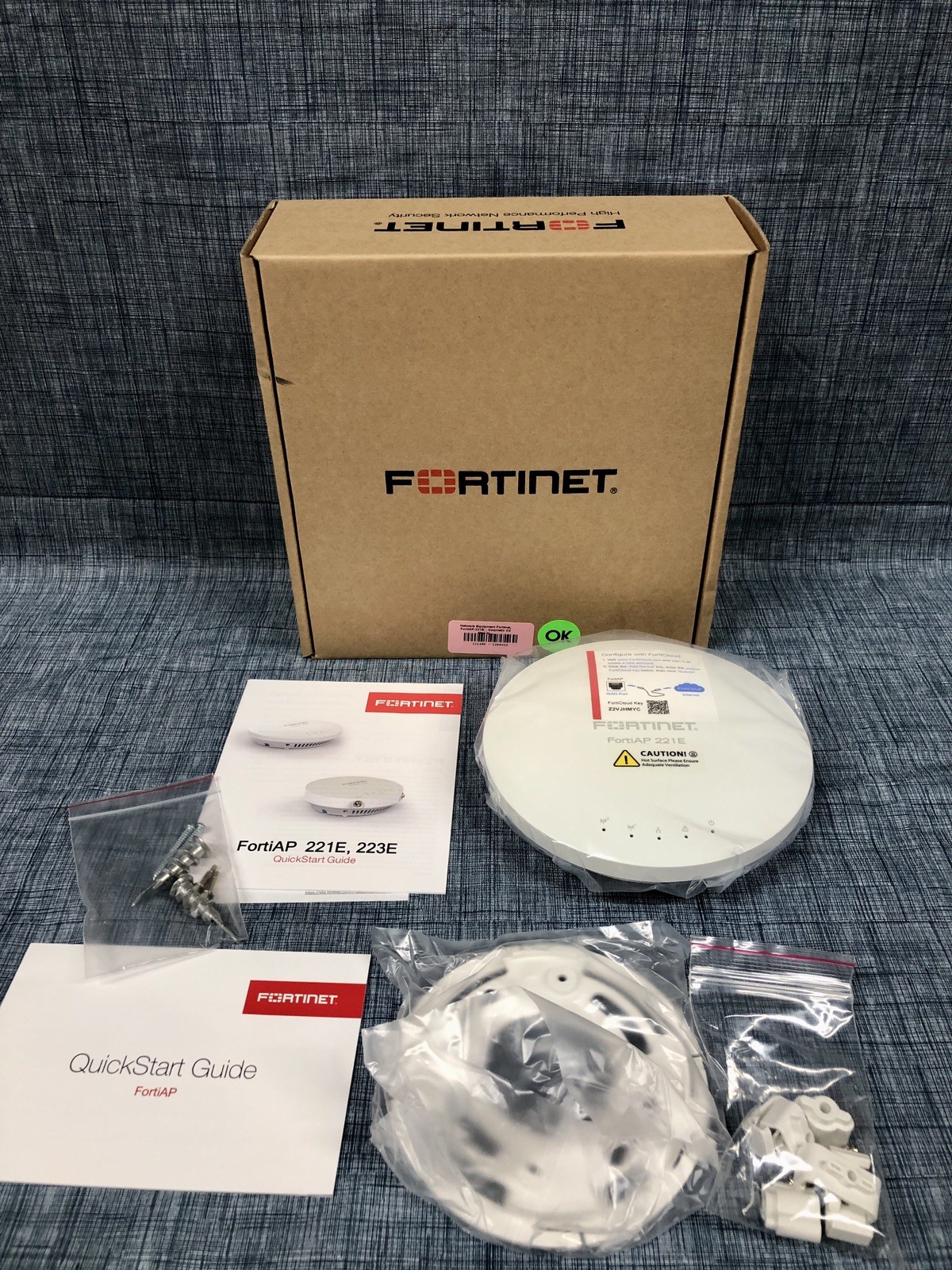 U84790 Fortinet FortiAP FAP221EA 80211ac Wireless Access Point G1N