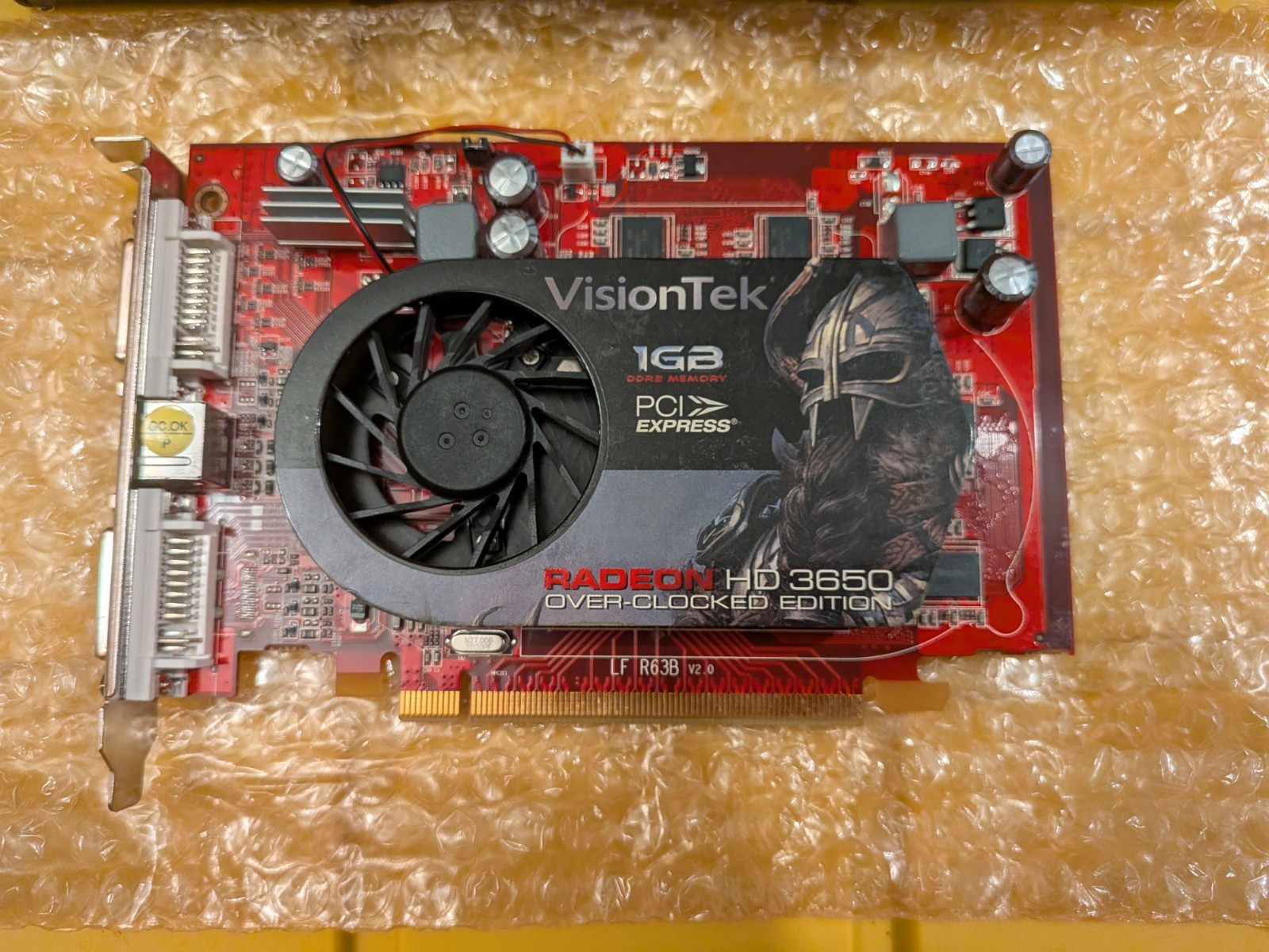 ATI VisionTek Radeon HD 3650 1GB DDR2 PCI-E 2.0 Over-Clocked Edition