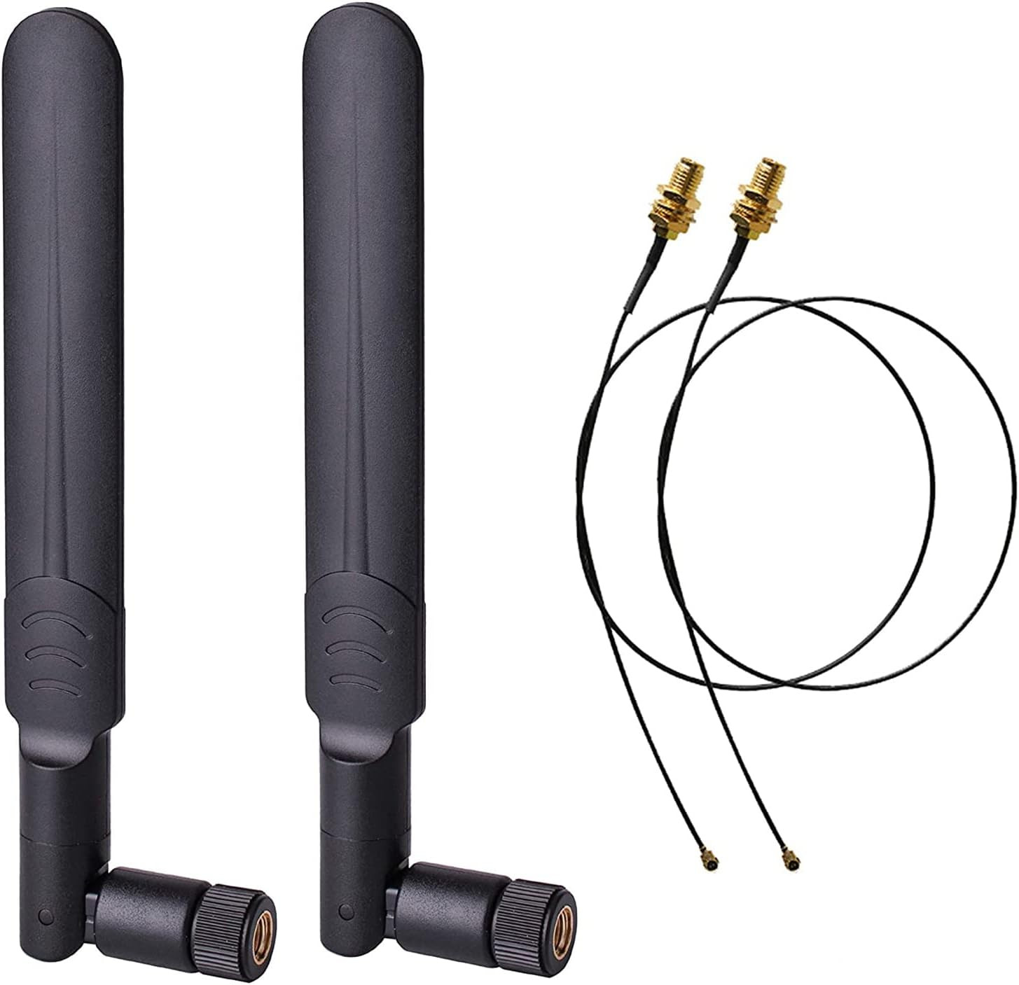 2 X 8Dbi 2.4Ghz 5Ghz 5.8Ghz Dual Band Wifi RP-SMA Male Antenna