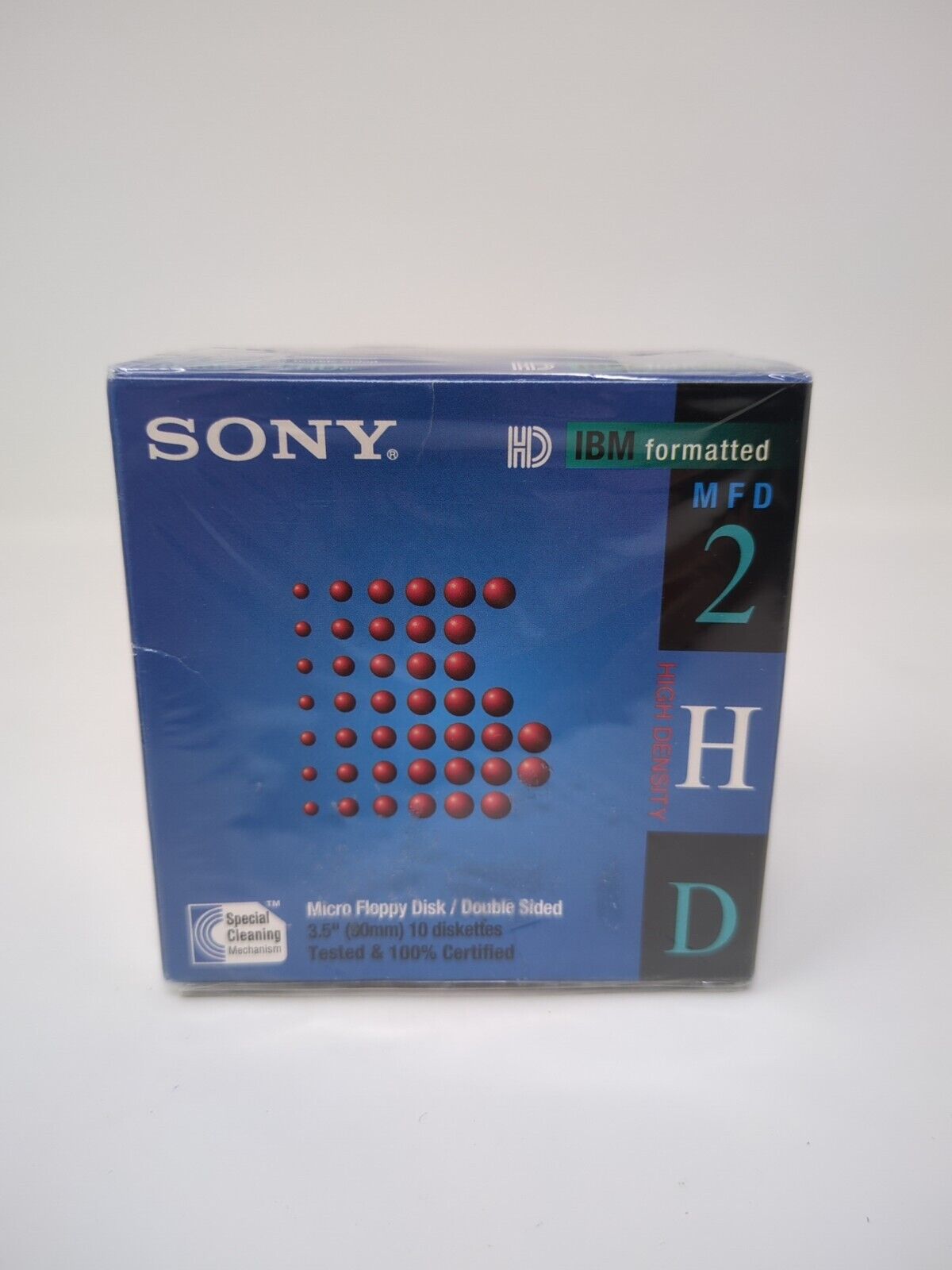 Sony | 3.5” High Density Micro Floppy Disc MFD 2HD 1.44MB | 10 Pack | SEALED NEW