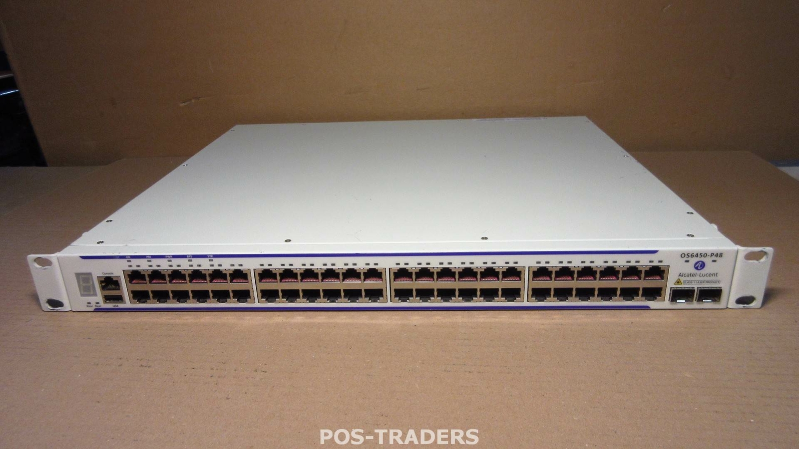 Alcatel-Lucent OS6450-P48 6450 - 48 Port 10/100/1000 Gigabit PoE+ 2x SFP+ Switch