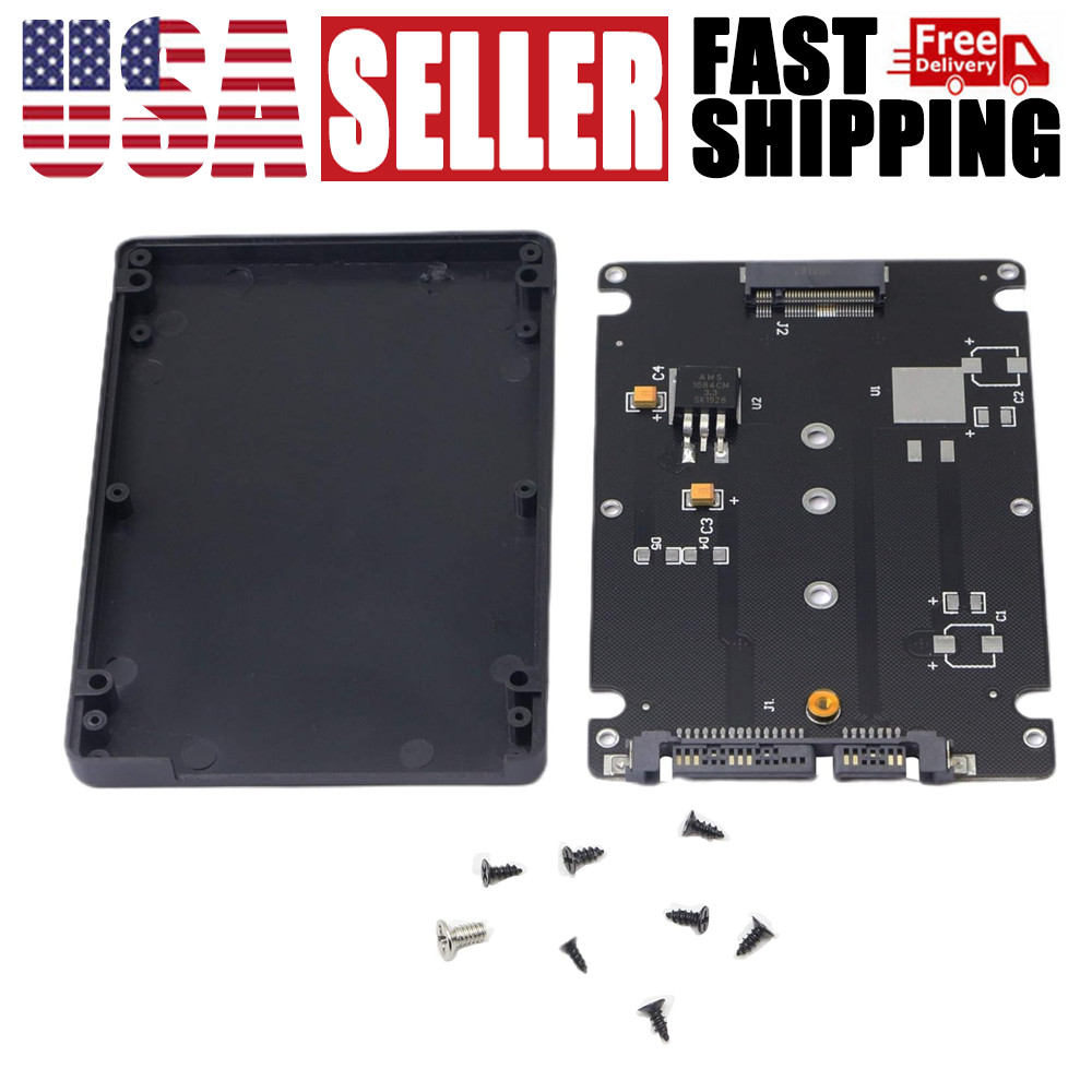 M2 NGFF SSD to 2.5 Inch SATA Enclosure Converter Internal / External Adapter M.2