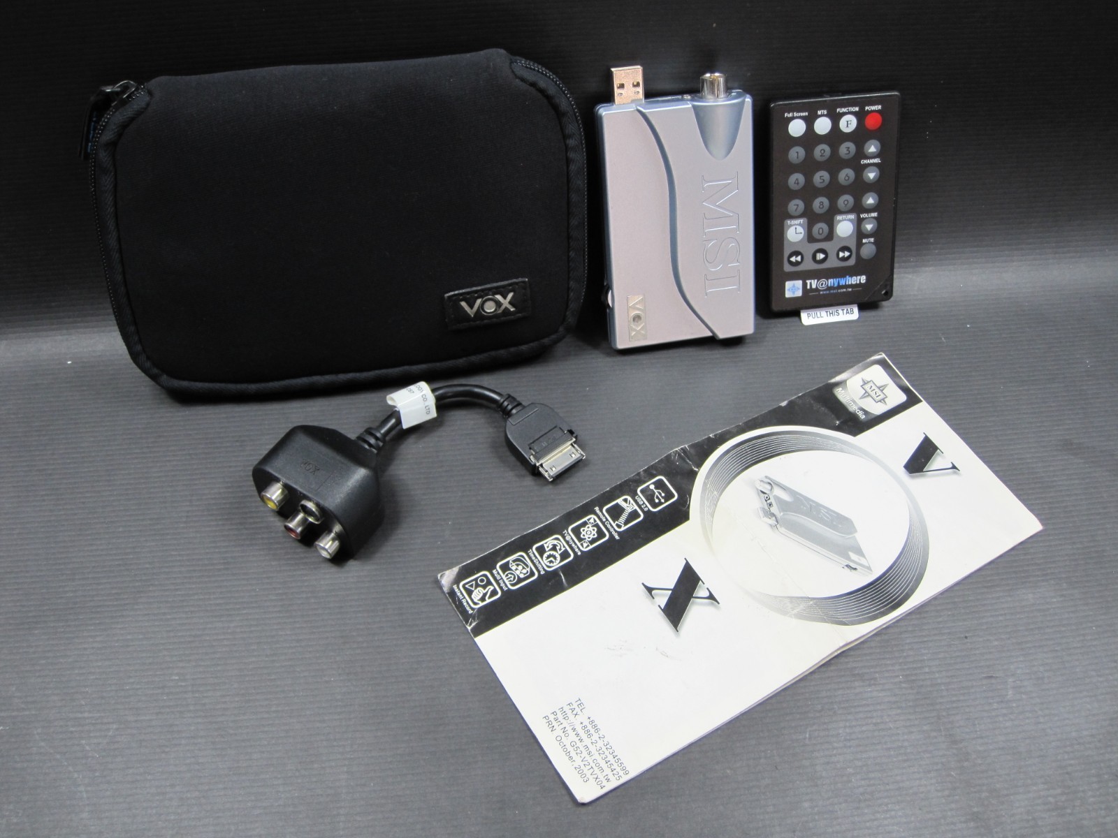 Vintage MSI VOX USB 2.0 TV Box MSI TV Tuner Rare