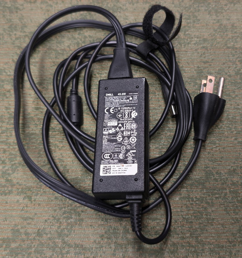 OEM GENUINE Dell 45W 4.5mm Barrel AC Adapter Laptop Charger Power Supply