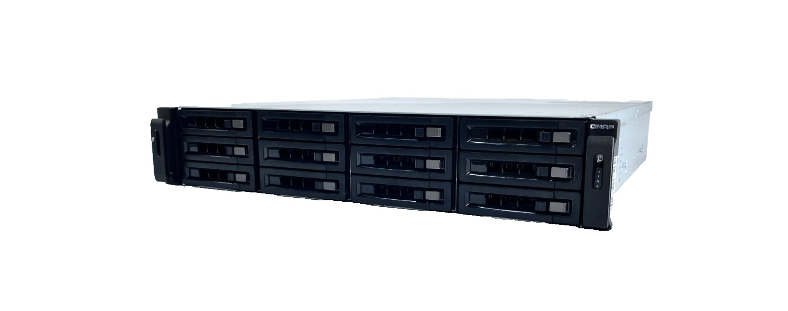 QNAP TVS-EC1280U-SAS-RP 12-Bay 2U NAS 16GB RAM 2x10GbE SFP+ Dual PSU No HDD