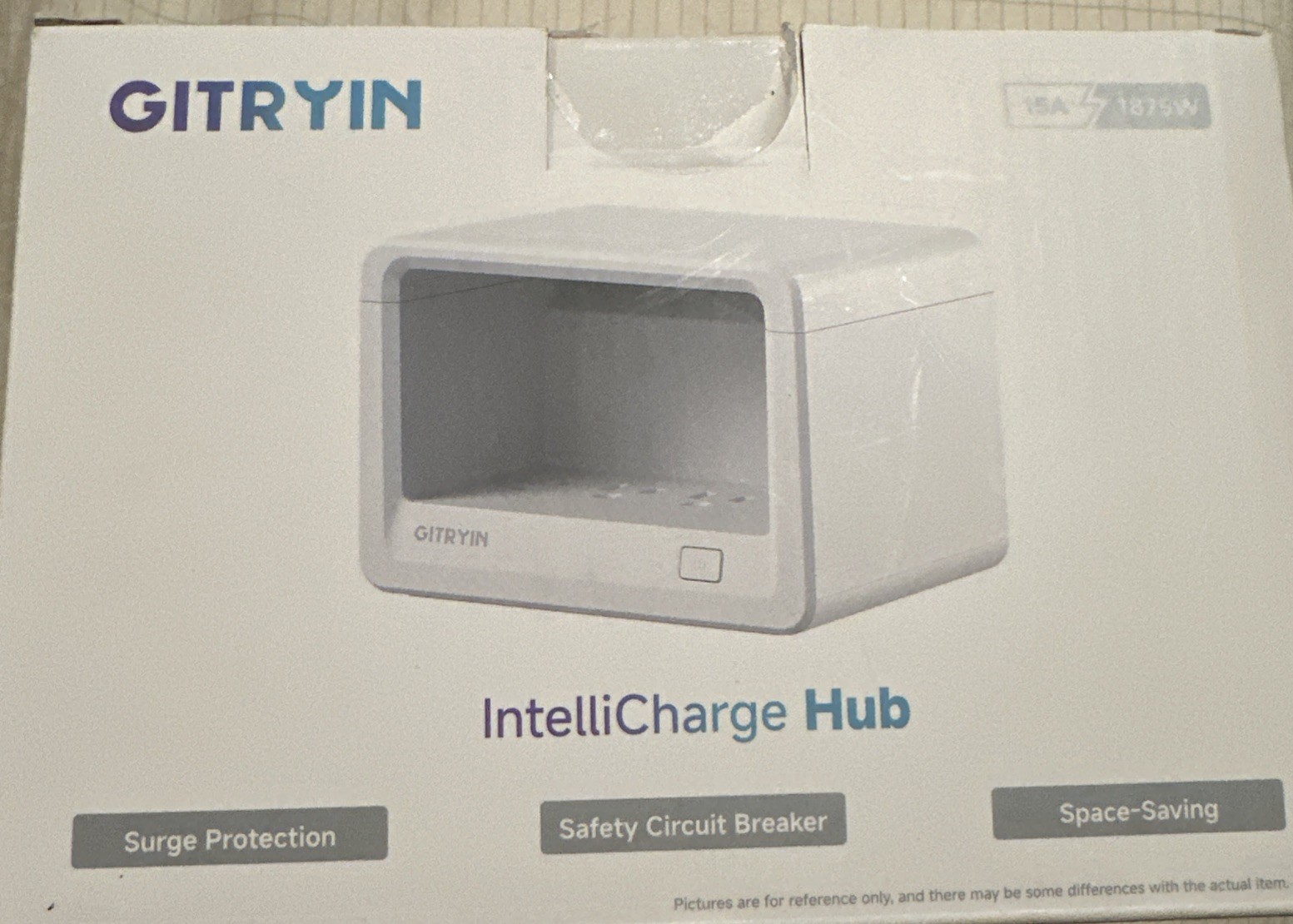 Gitryin IntelliCharge Hub desktop charging station with the following features