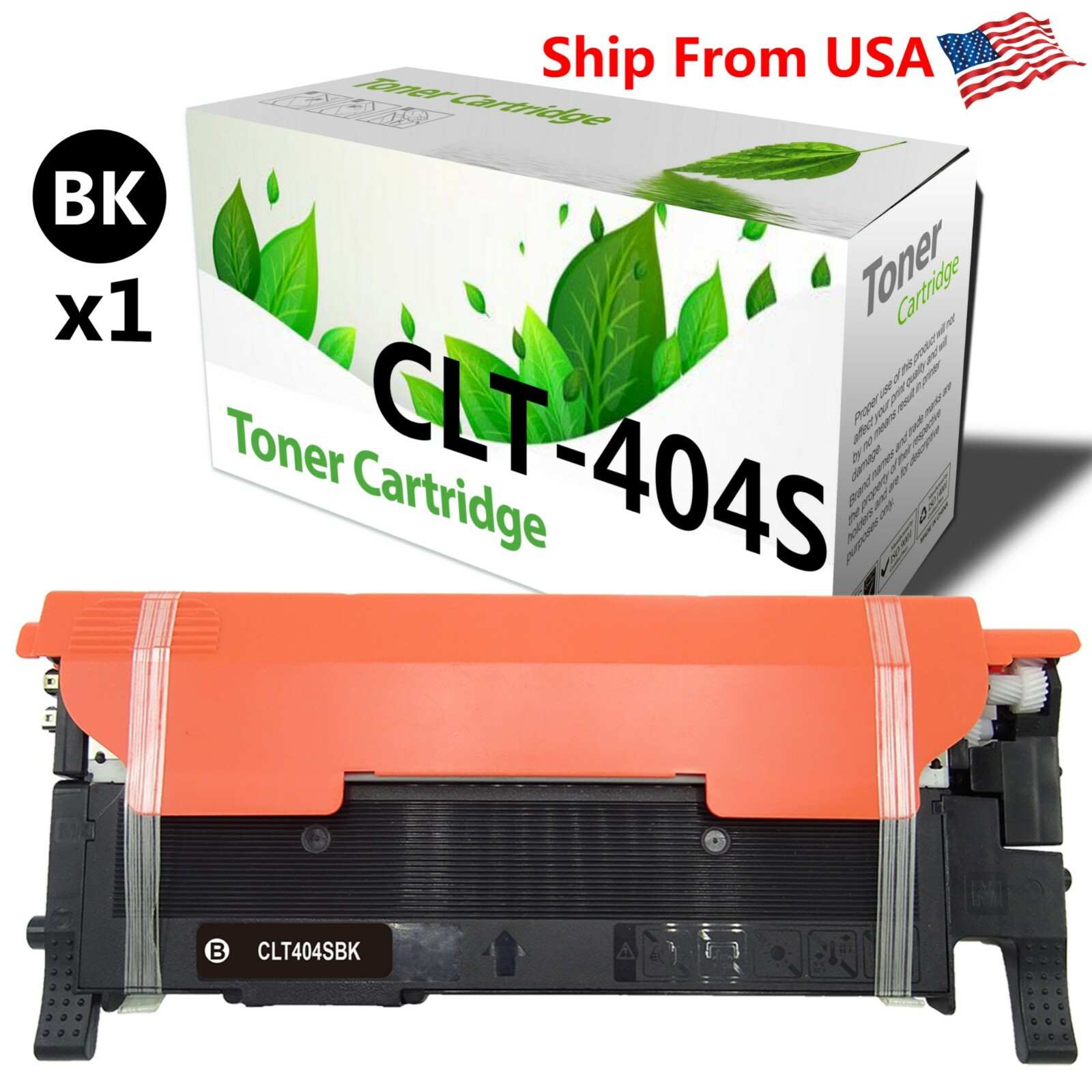 1PK Black CLT-404S CLT404S Toner Cartridge for Xpress C430W SL-C430W C480