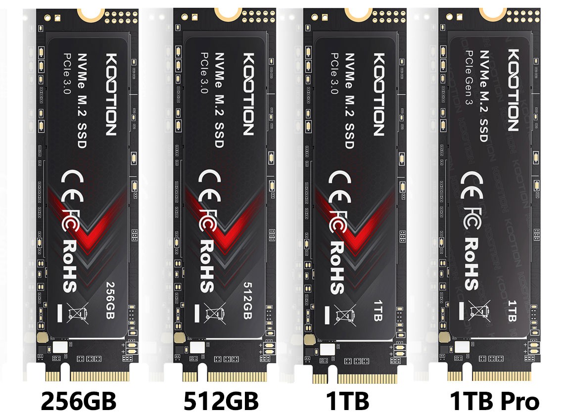 256G 512G NVMe M.2 Hard Drive PCle 3.0 Internal Solid State Up to 2000MB/s Lot