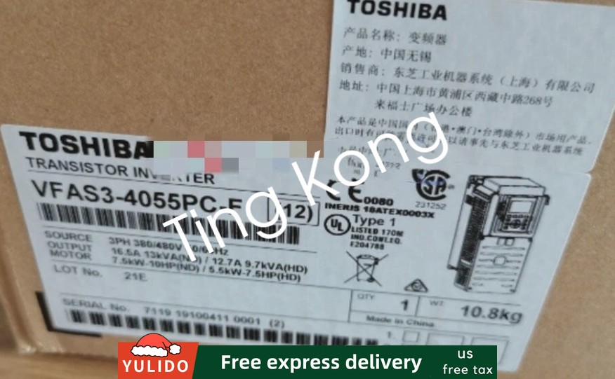 1pcs new Toshiba Inverter VFAS3-4055PC-F new via FedEx or DHL