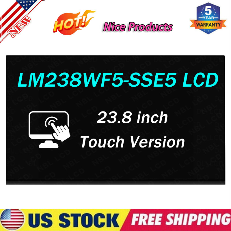 23.8" LM238WF5-SSE5 for HP AIO 24-D 24-dp0317c LCD Touchscreen Display Panel FHD
