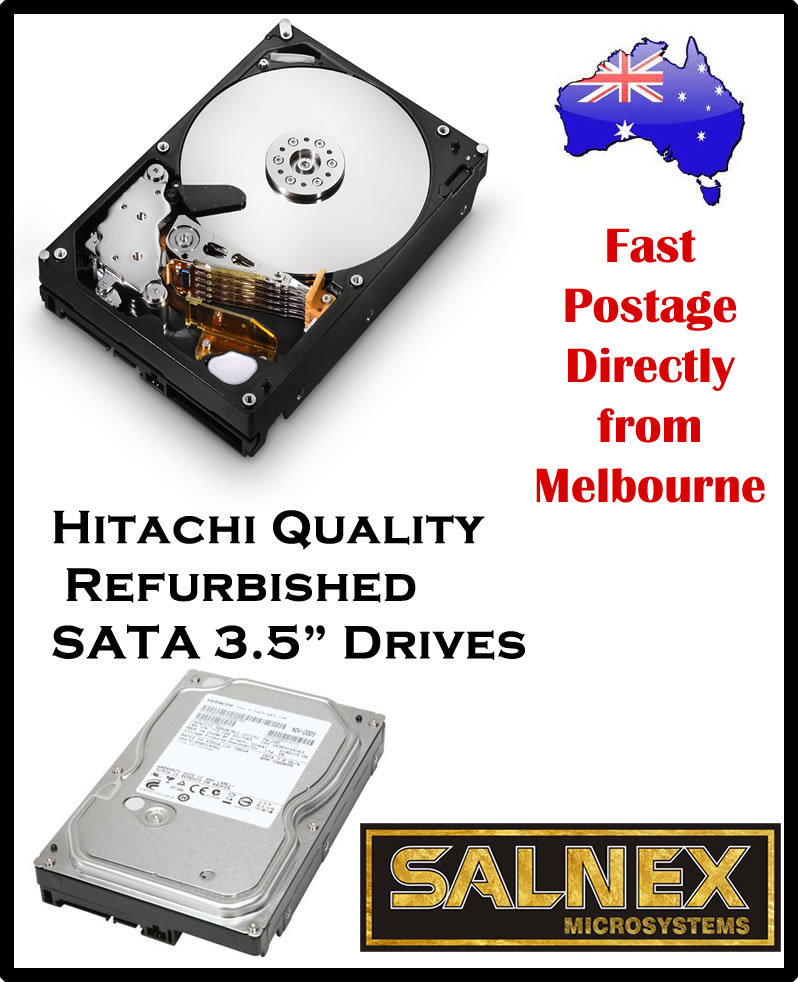 HITACHI 400 GB 3.5" Internal SATA Hard Drive MODEL: HDT725040VLA380 For PC & MAC