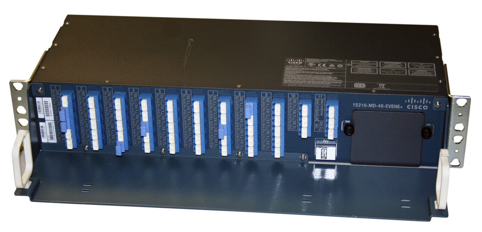 Cisco 15216-MD-48-EVENE=, 48 Channel Mux/DeMux Patch Panel Extended Bandwidth