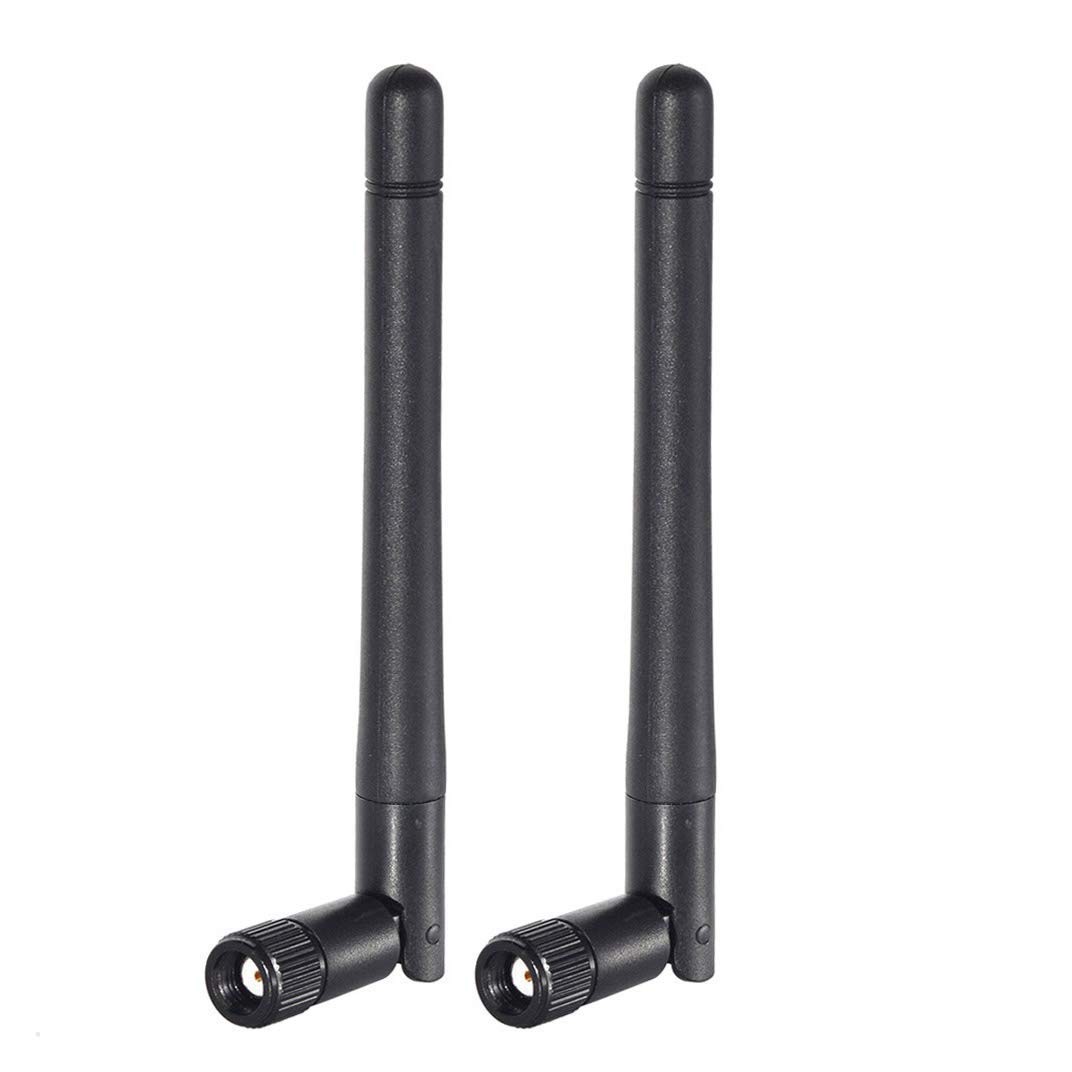 Bingfu Dual Band WiFi 2.4GHz 5GHz 5.8GHz 3dBi MIMO RPSMA Male Bluetooth Anten...