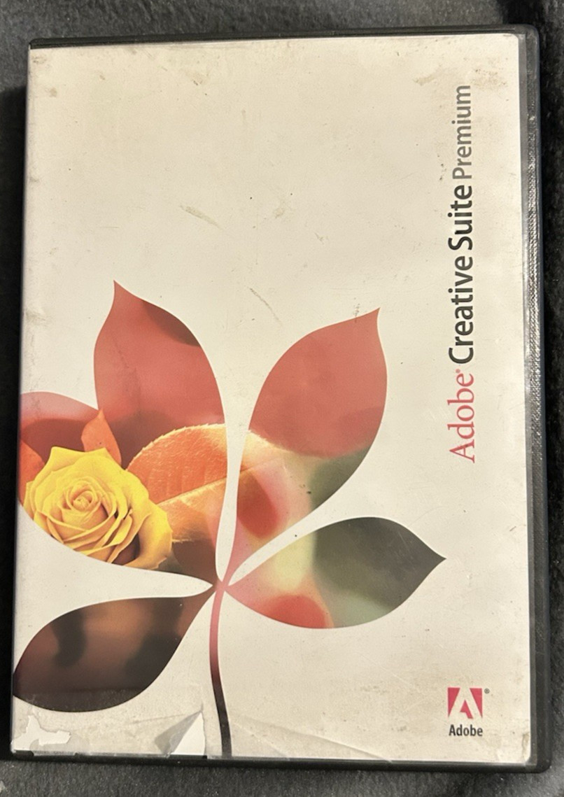 Adobe Creative Suite Premium Windows Genuine 6 CD-ROM Discs w/ Serial Numbers
