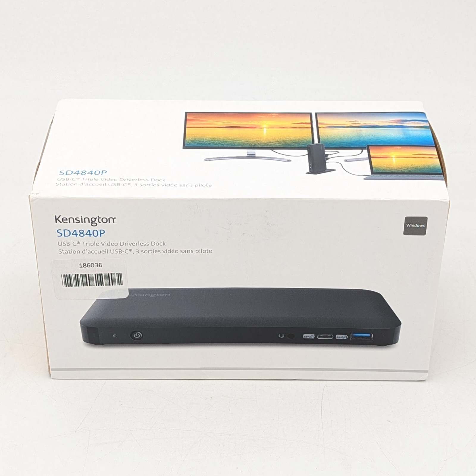Kensington USB-C Triple Video Driverless Docking Station 10Gbps (SD4840P) Black
