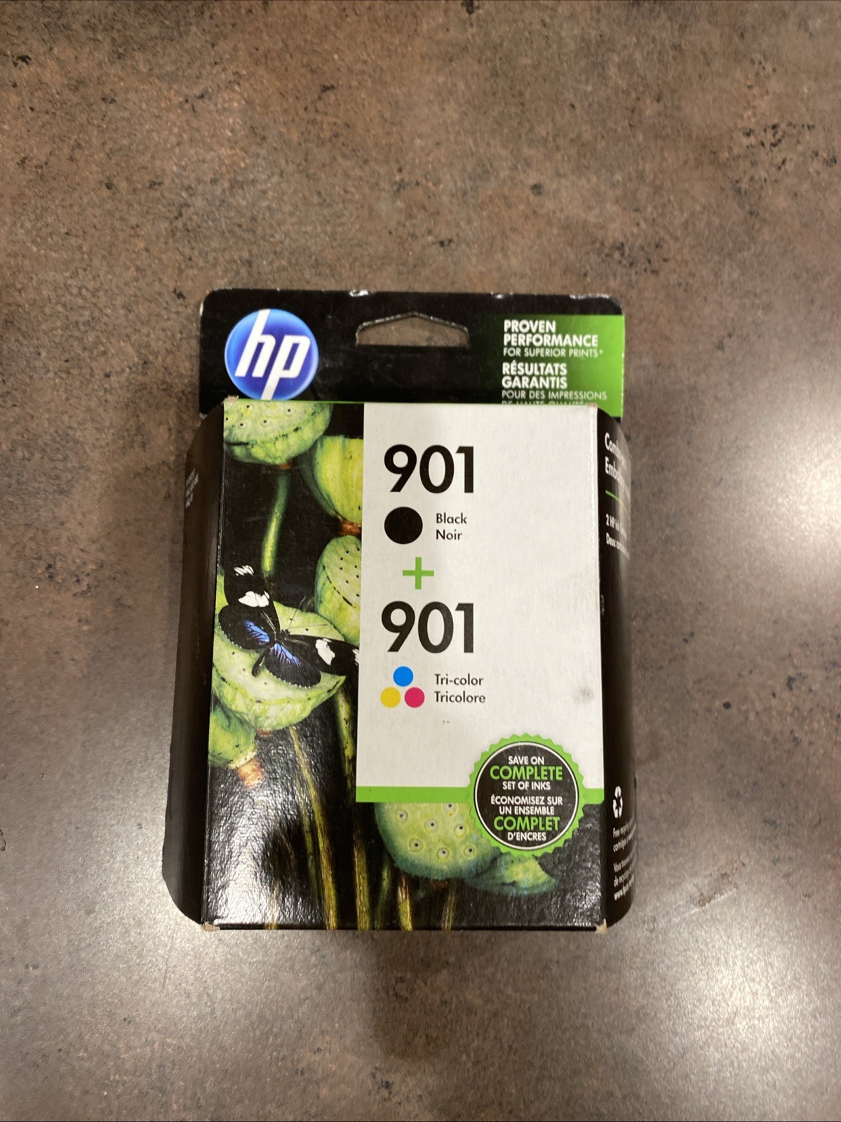 NHP 901 XL Black + 901 Tri-Color Combo Officejet Ink NEW Sealed EXPIRED