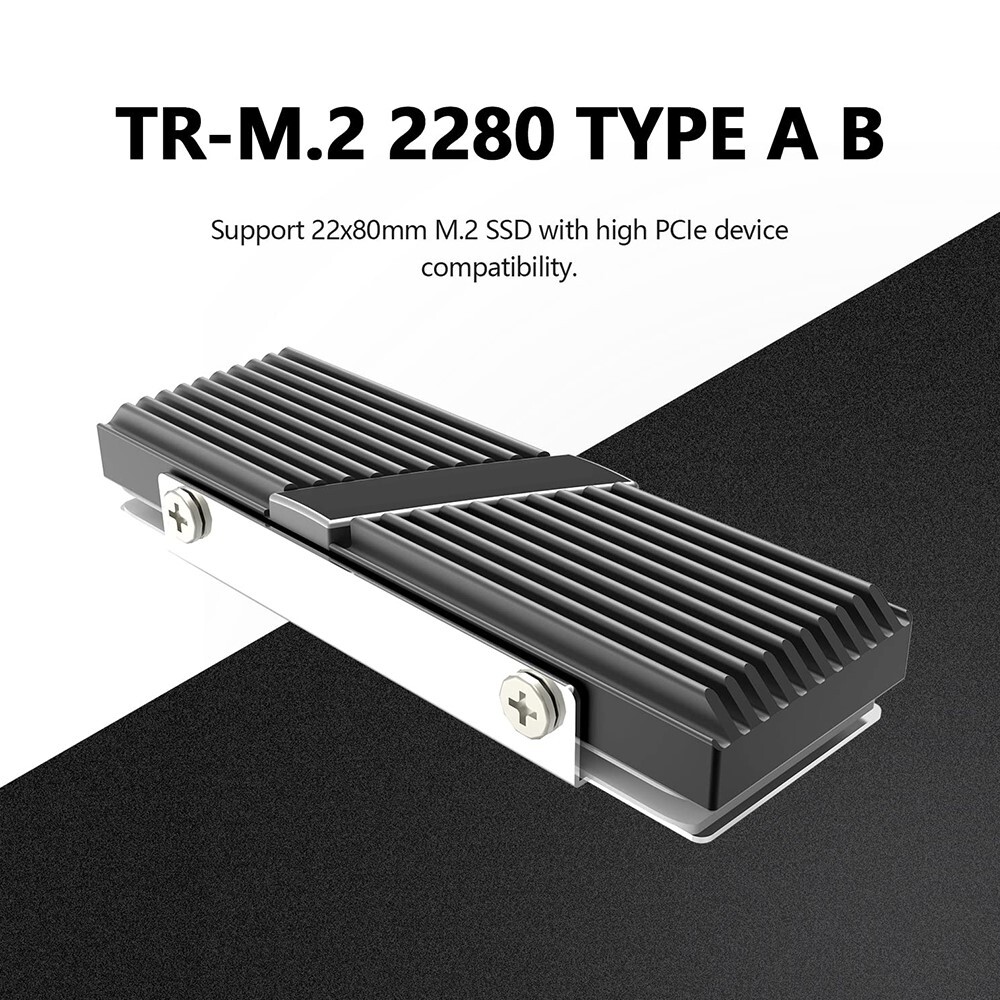 Quick Acting Reliable Compact SSD Cooler for Thermalright TR-M.2 2280 TYPE AB AG