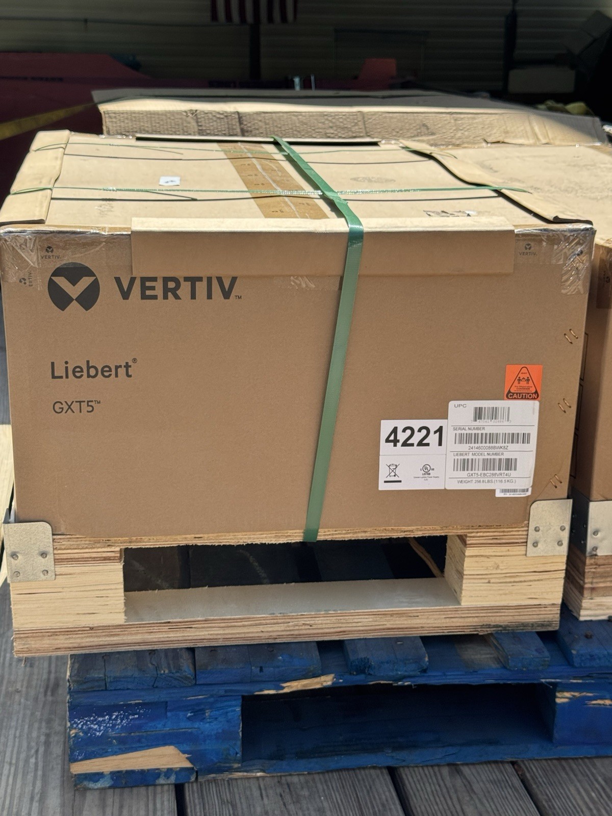 Vertiv Liebert GXT5-EBC288VRT4U 288V 4U UPS Battery Cabinet New NIB