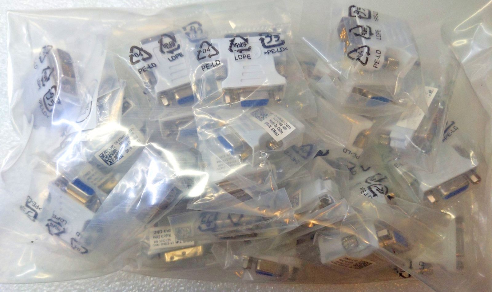 Dell 0J8461 DVI VGA Video Adapter Converter CN-0J8461-74872-62J-C71C-A00 25pcs