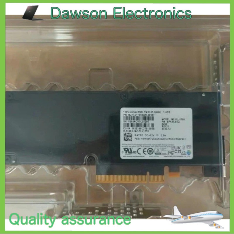 New for Samsung PM1735 1.6TB SSD HHHL AIC PCIE 4.0 NVME MZPLJ1T6HBJR-00007