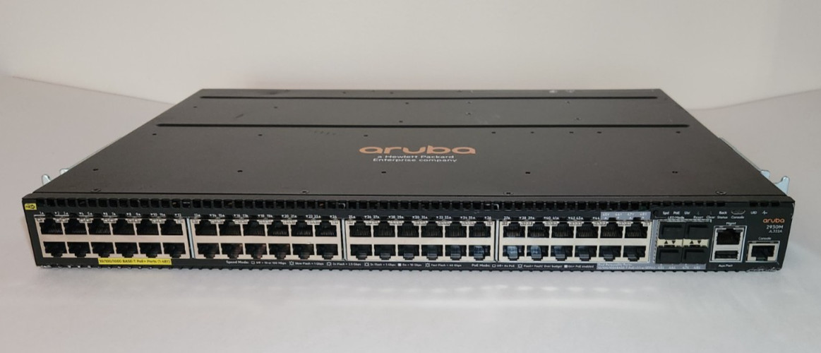 HPE Aruba JL322A 2930M 48G PoE+ Switch 1-Slot w/ Dual Power Supplies - 1