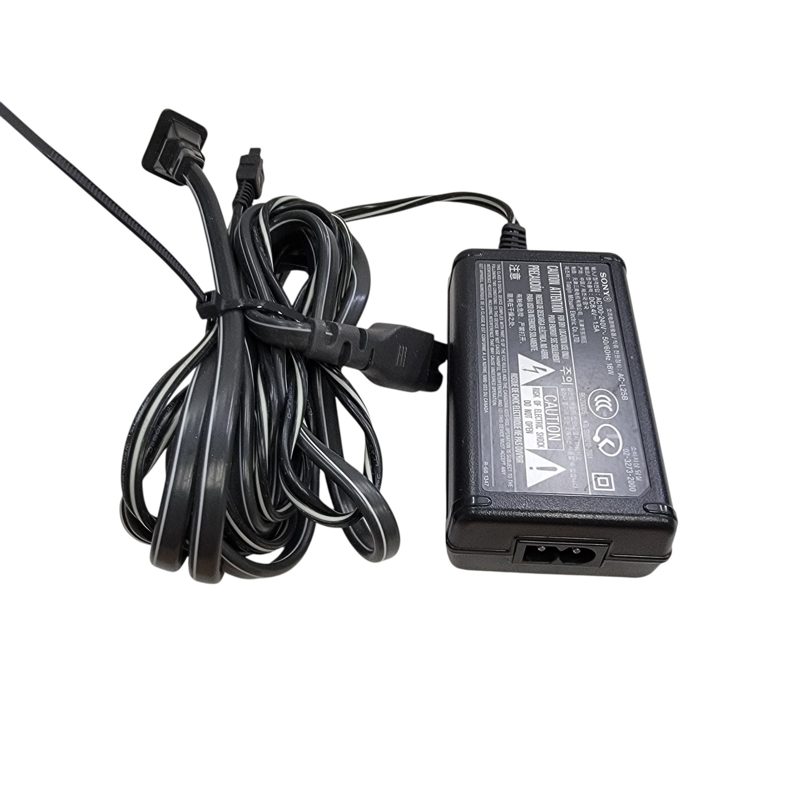 Sony AC-L25B AC Power Adapter Charger for Sony Handycam Camcorders 8.4V 1.5A