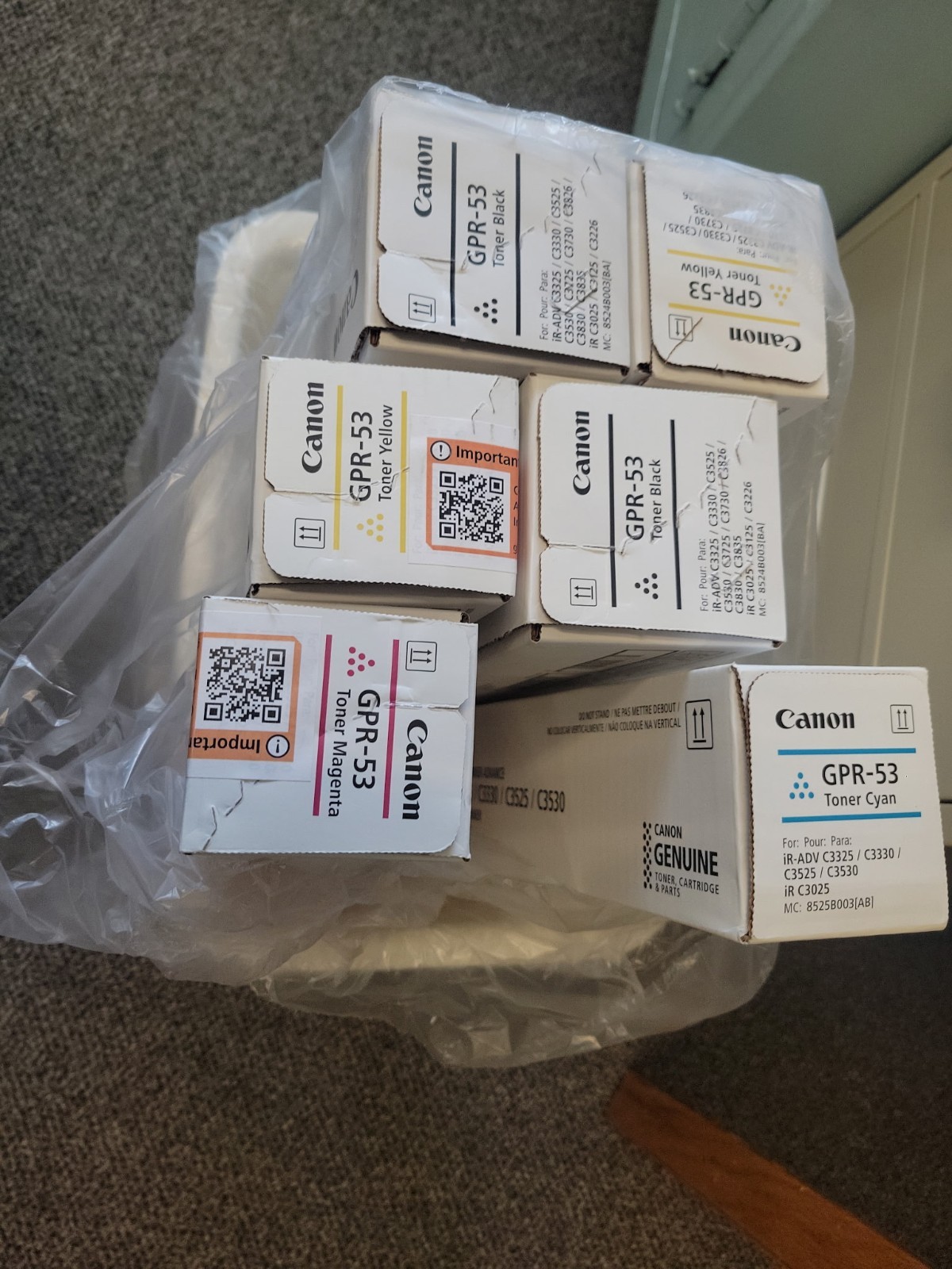 Canon GPR-53 toner - new never used bundle