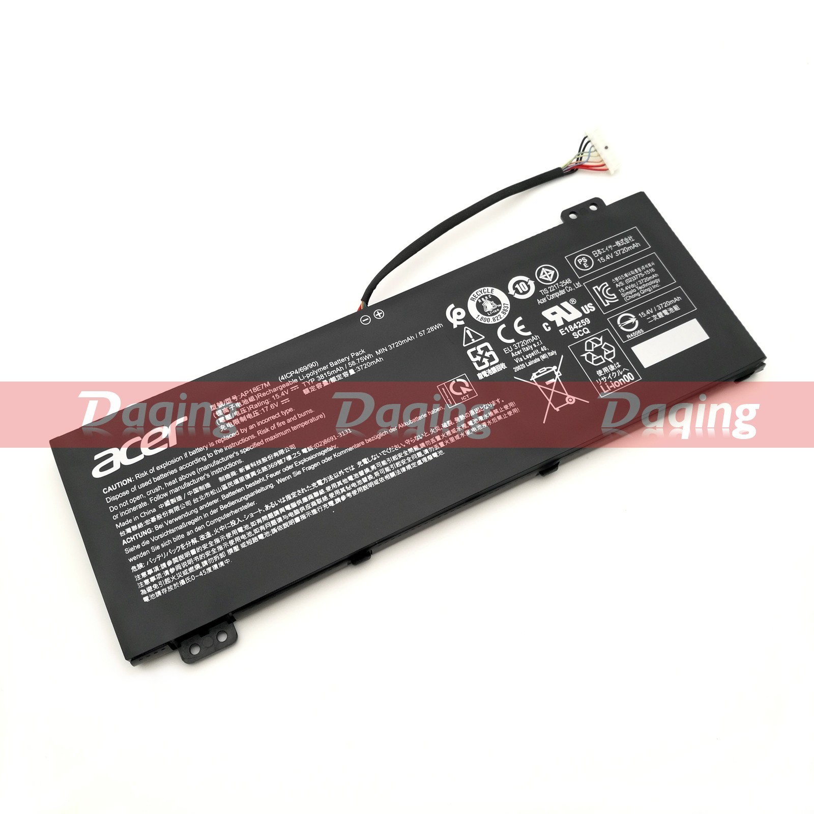 New Original AP18E7M AP18E8M Battery for Acer Predator Helios 300 PH315-52 PH317