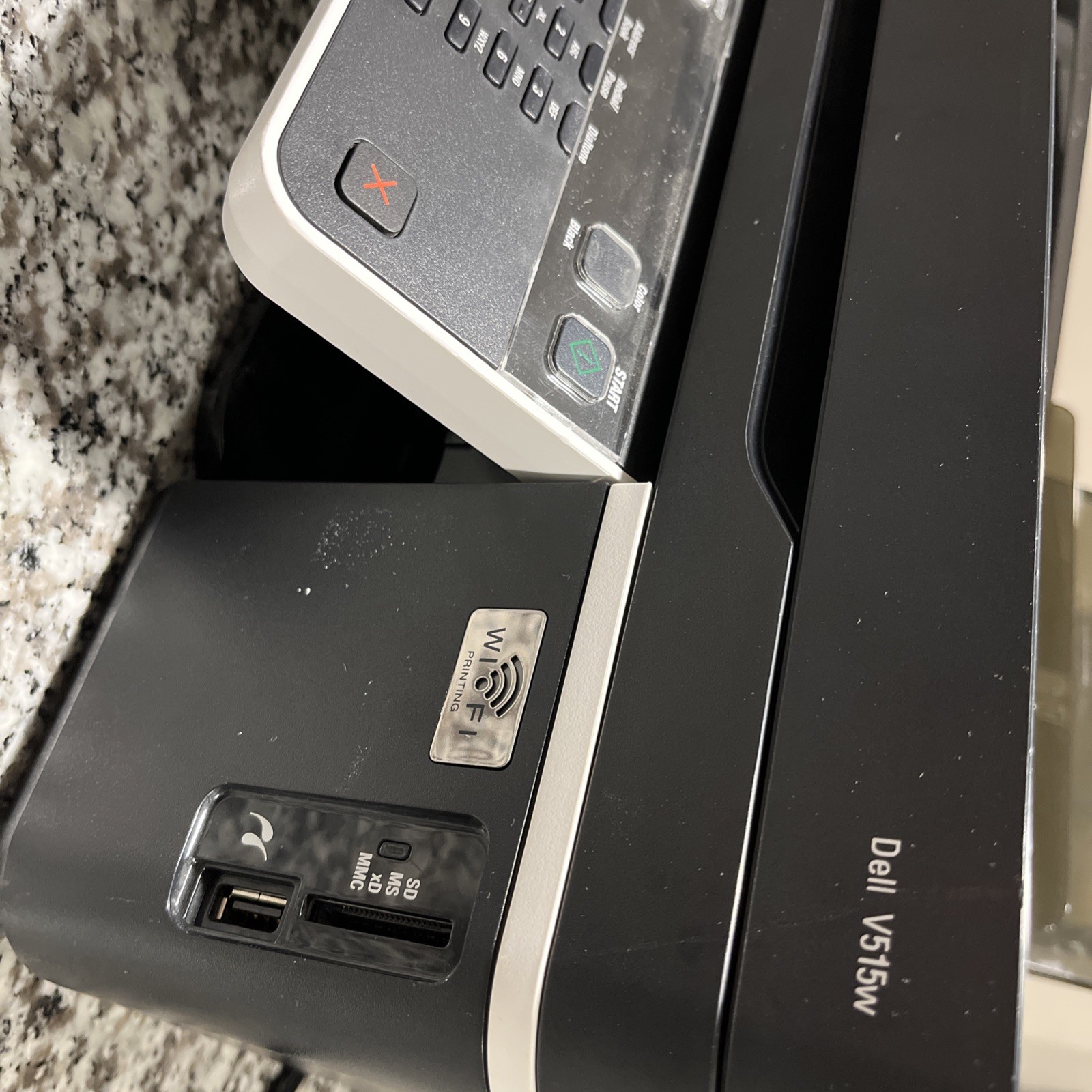 Dell V515W All-in-One Inkjet Printer with WiFi, Print, Scan, and Fax. TESTED