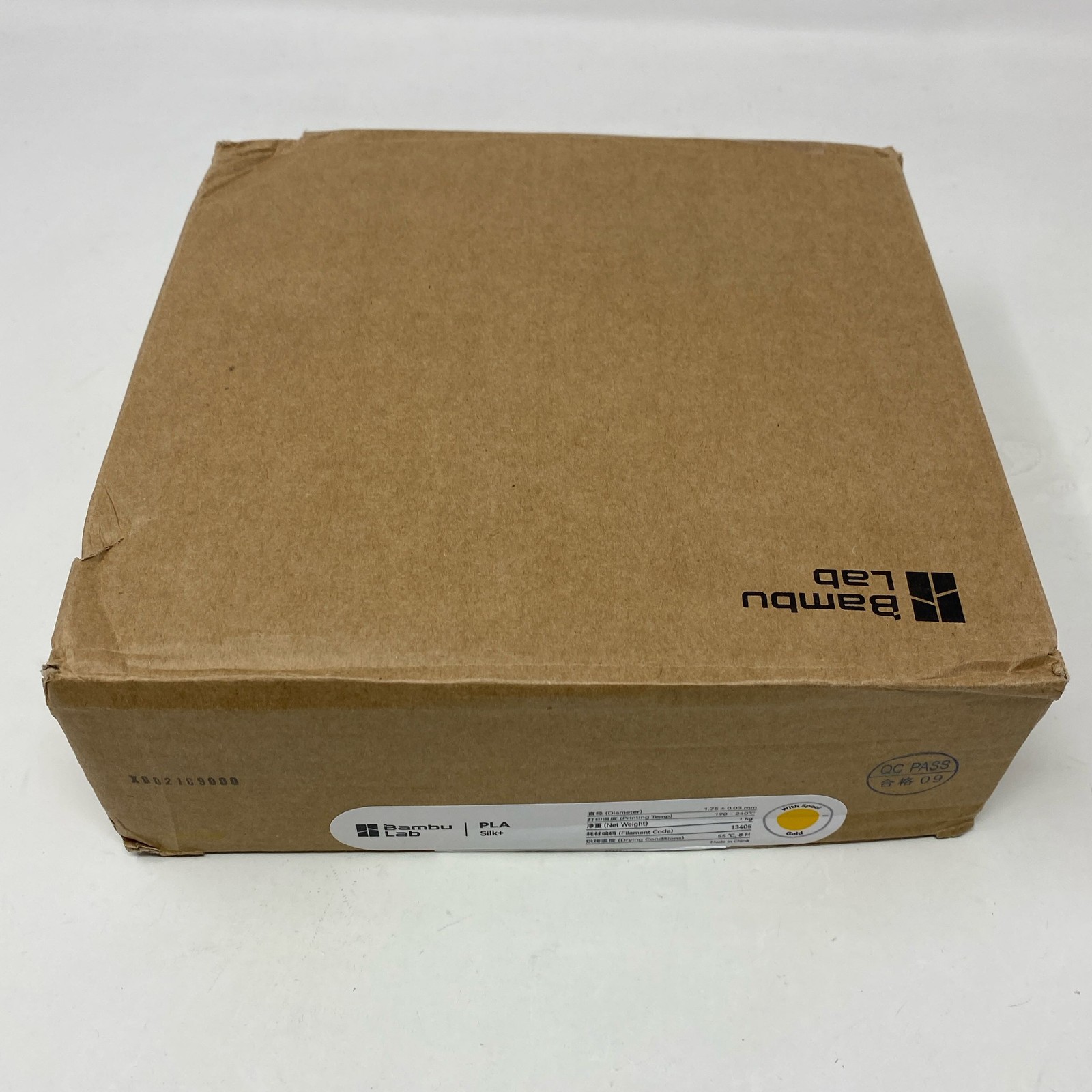 Bambu Lab PLA Silk+ Gold 1kg 1.75mm Filament w/ Spool