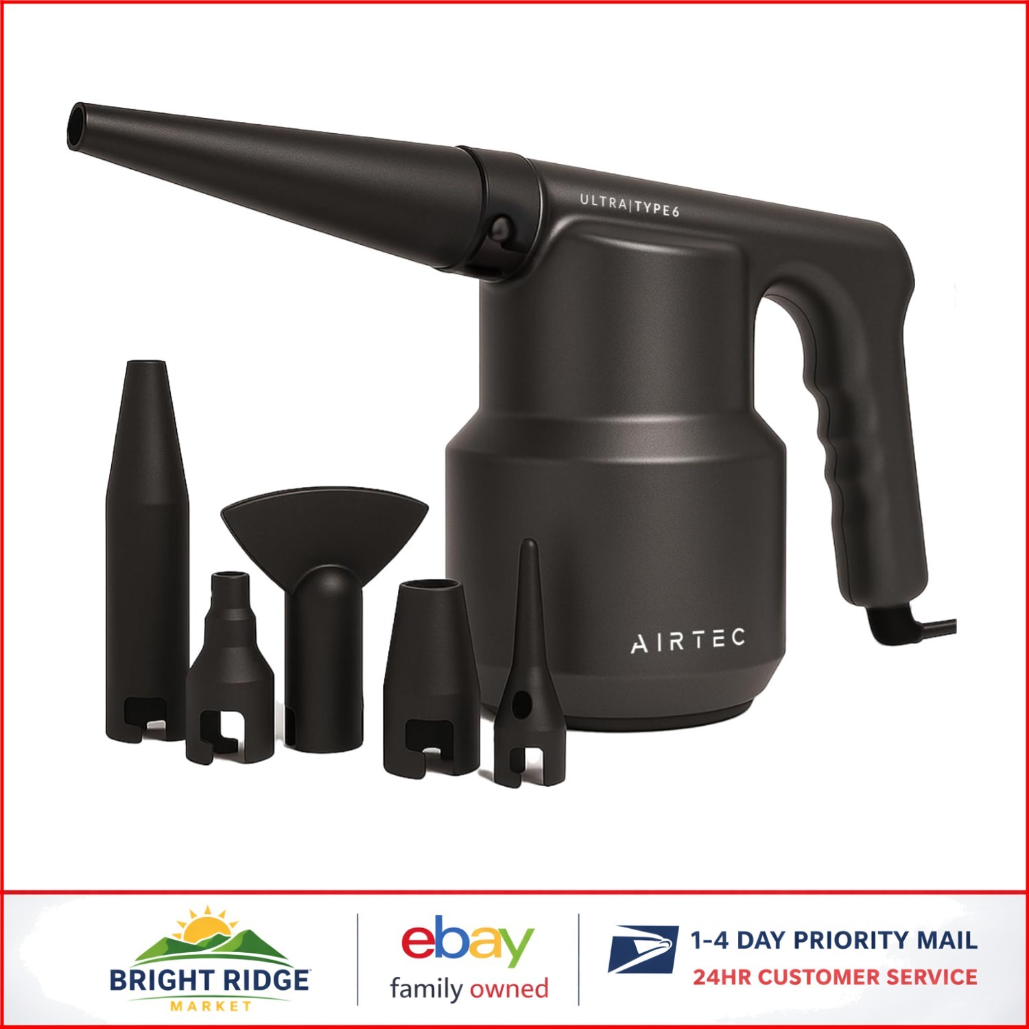 Ultra Electric Air Duster Blower for Cleaning PCs, Laptops and Electronics