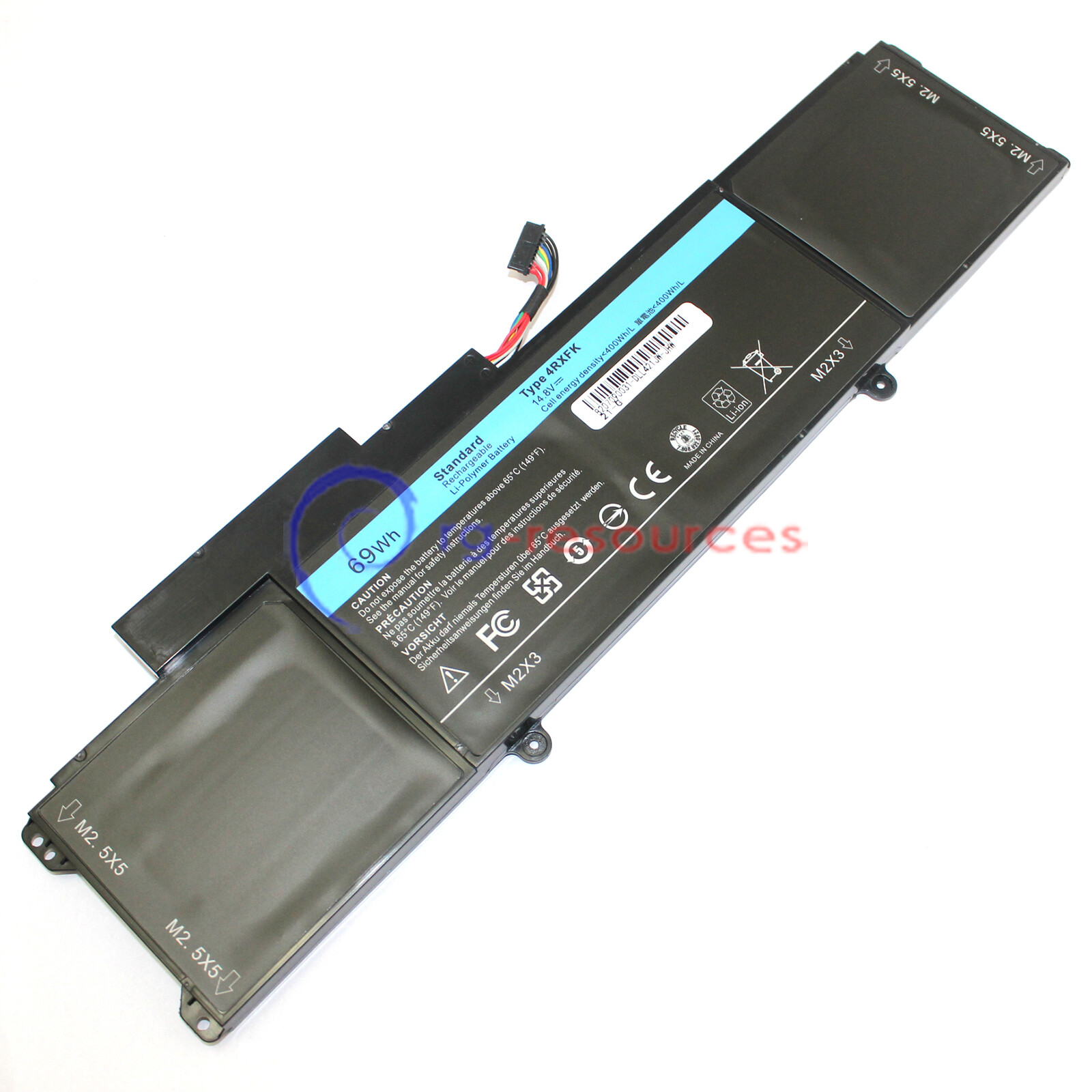 New 4RXFK Battery for Dell XPS 14-L421x 14 Ultrabook Series C1JKH FFK56 69Wh