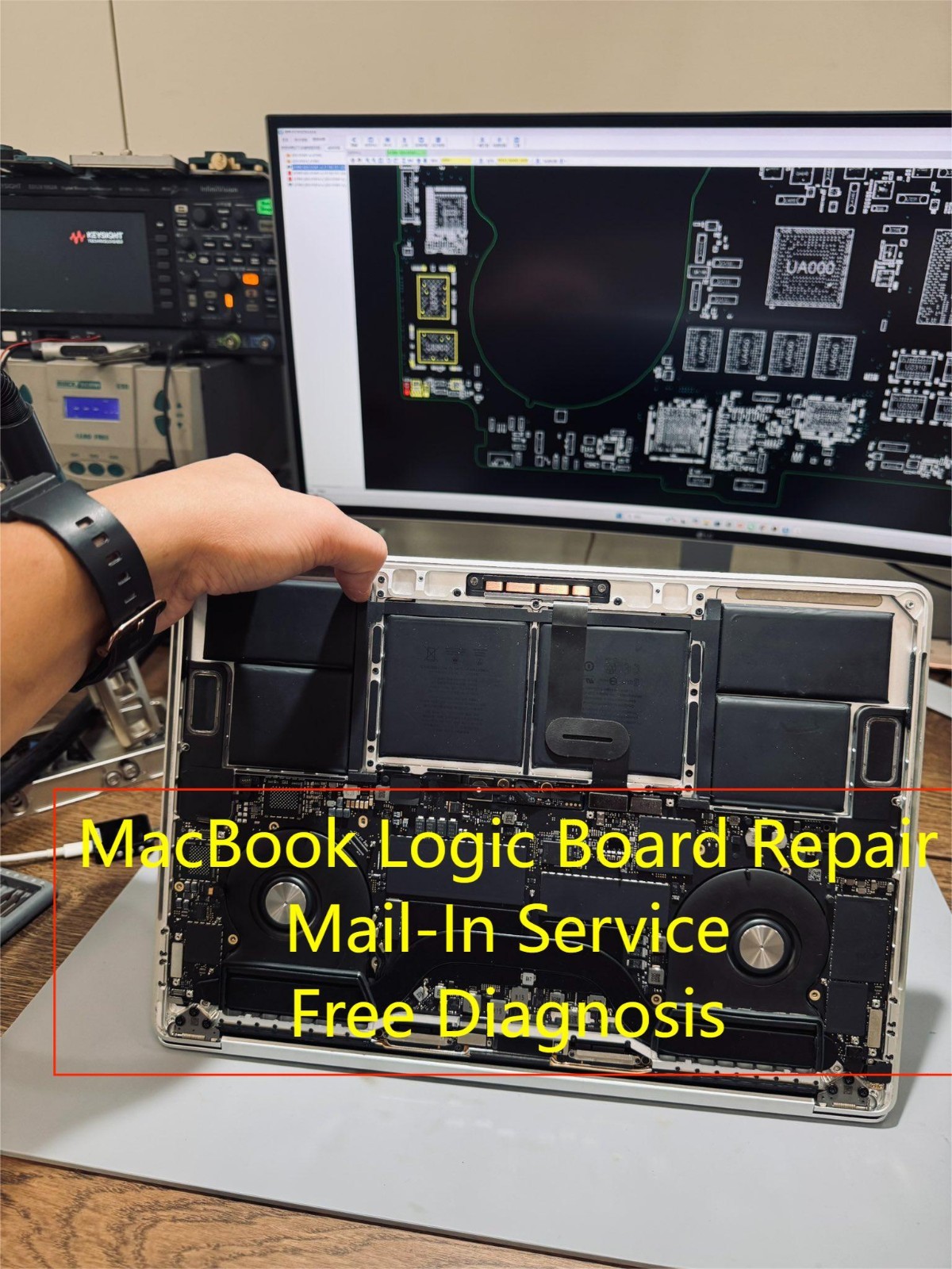 MacBook Data Recovery Service – Dead Logic Board / Liquid Damage – No Power – US