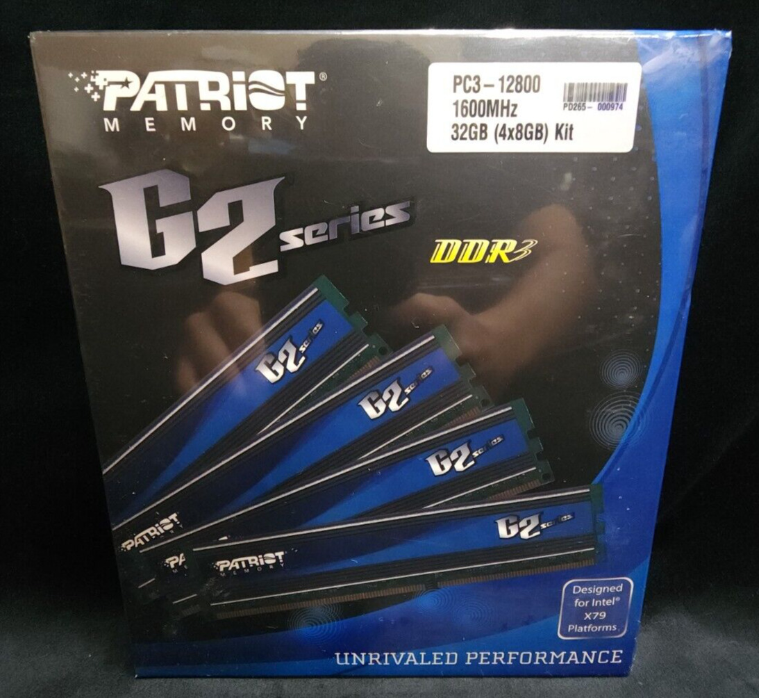 Patriot Memory Gamer 2 Series Division 4 Ed. 32GB DDR3 RAM Kit 4 x 8 GB 1600 MHz