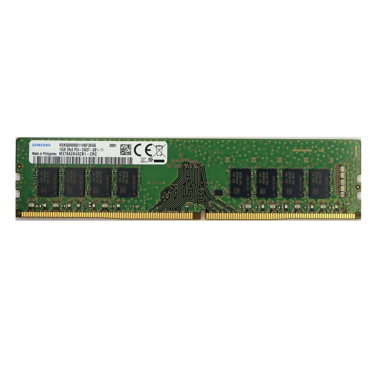 New Samsung  16GB DDR4 2400MHz PC4-19200 2RX8 UDIMM Memory Ram M378A2K43CB1-CTD