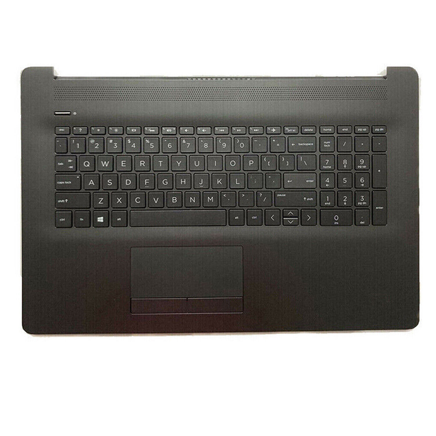 New Palmrest Non-Backlit Keyboard & Touchpad For HP 17BY 17-BY 17-CA L22750-001