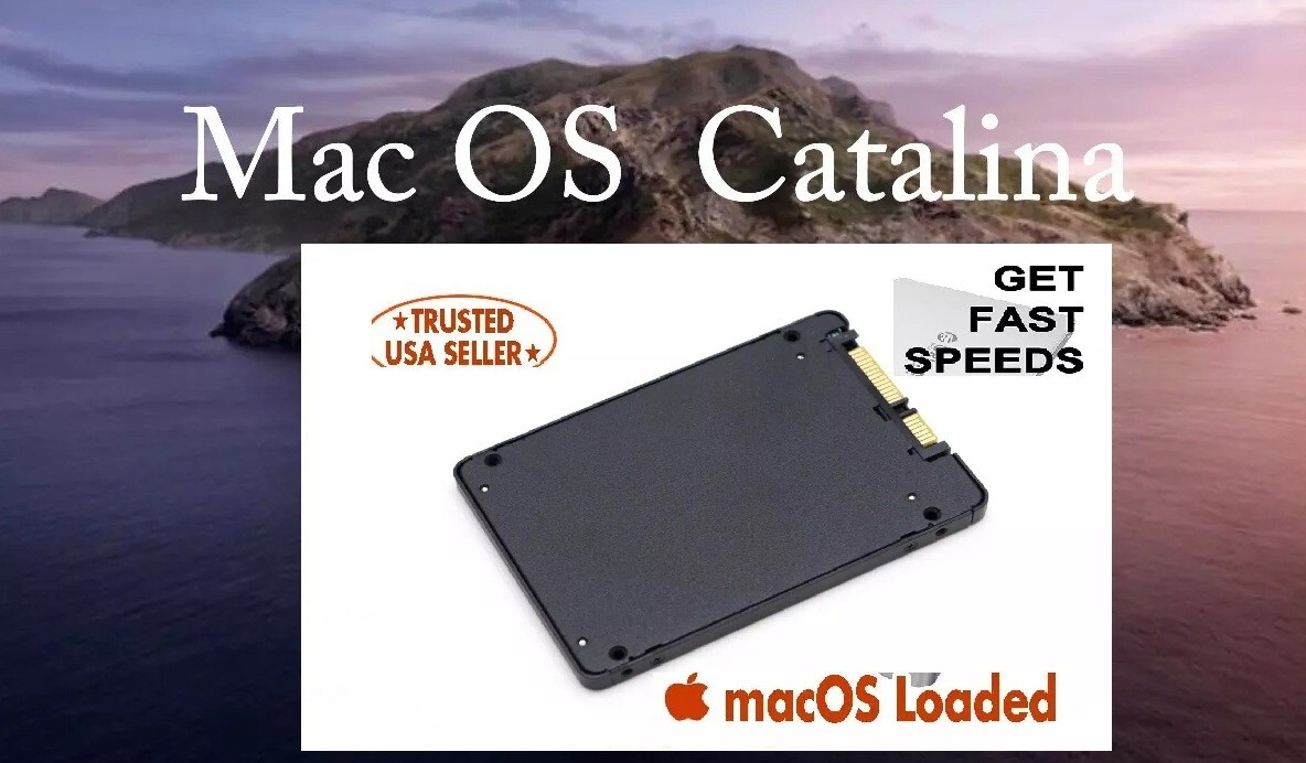 240GB 2.5" SSD | macOS Catalina 10.15.7 Preloaded | iMac, Mac Mini, MacBook Pro