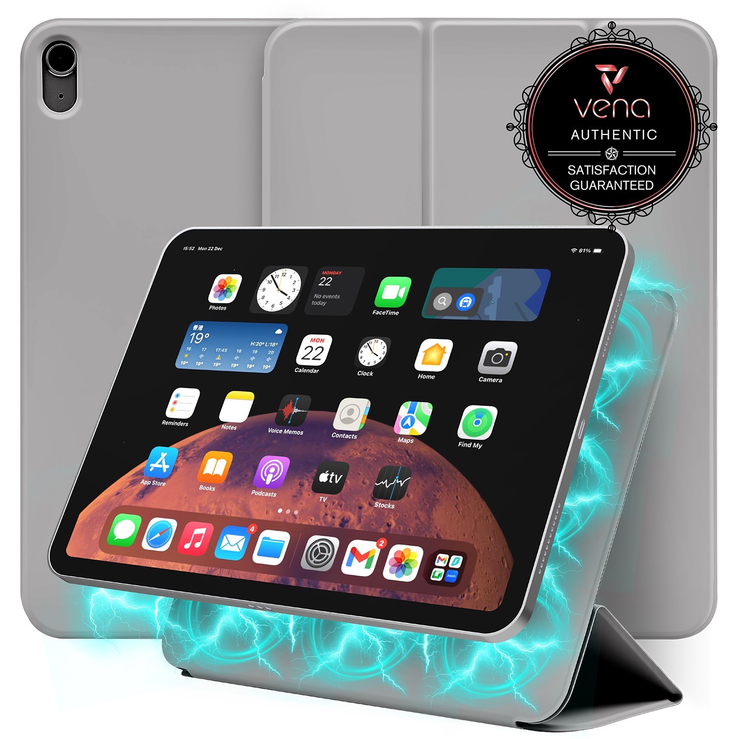Vena Case for iPad A16 11th Generation, Magnetic iPad 10th Generation Case Cover