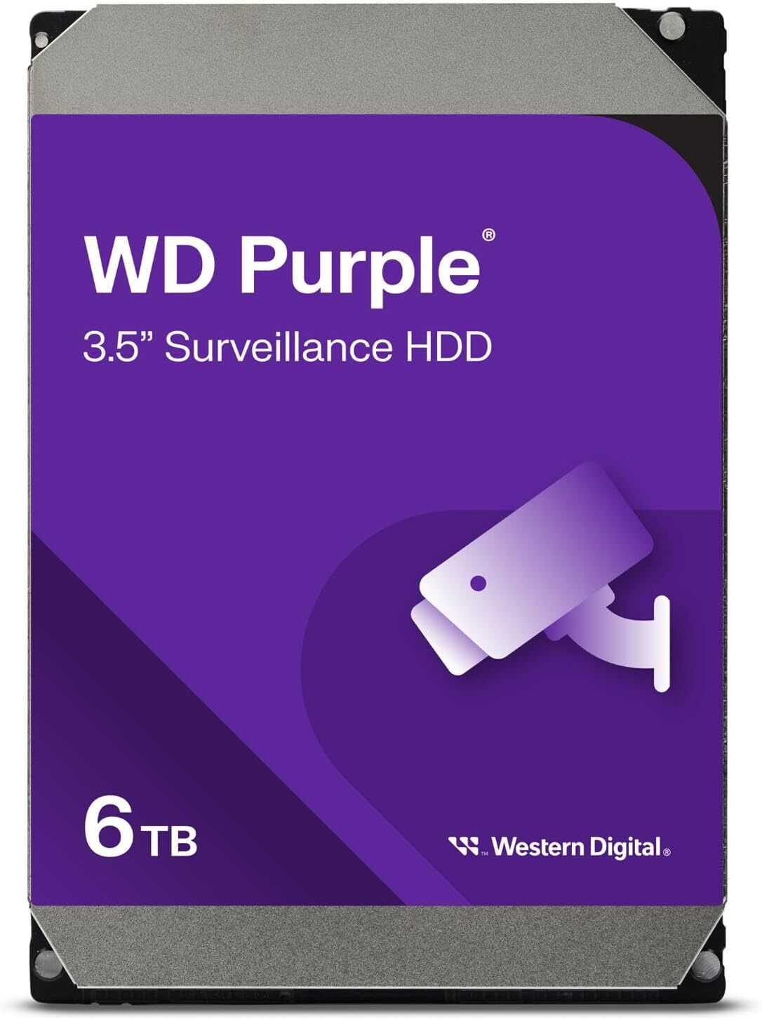 WD Purple Surveillance 6TB Internal HDD SATAIII 256 MB Cache 3.5" WD64PURZ