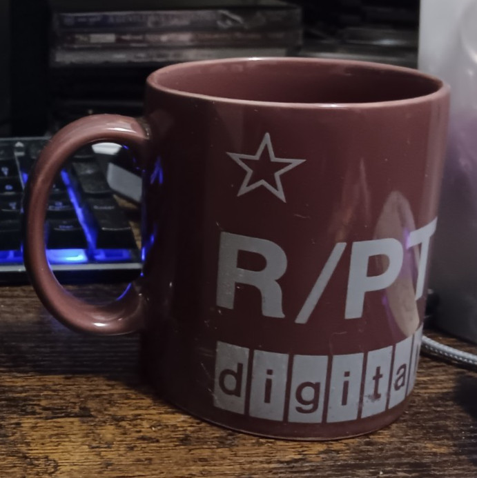 R/PT Digital Equipment Corp Mug Vintage Rare Coffee Cup see pics, circuits