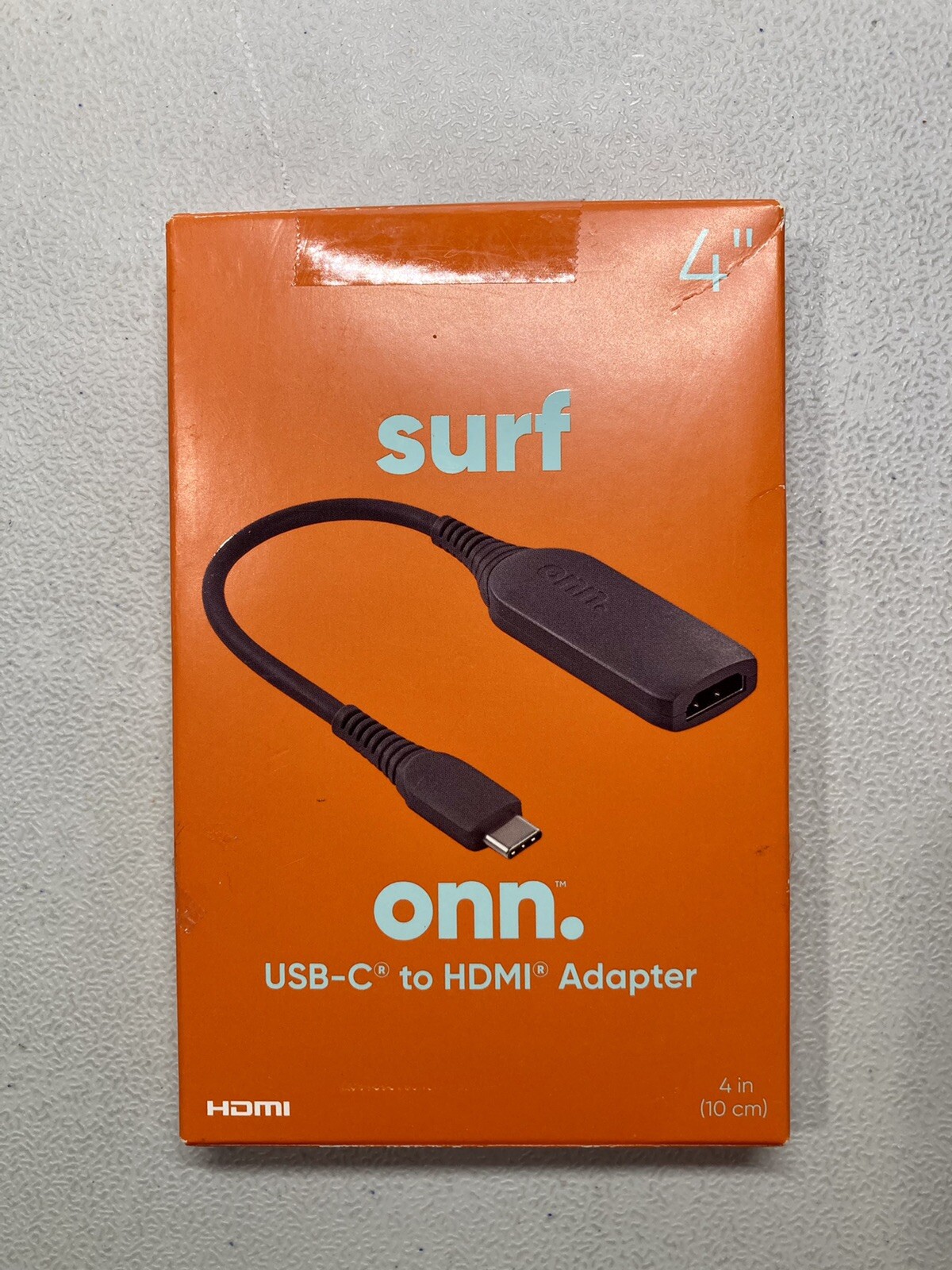 Onn Surf 3-in-1 HDMI, USB USB-C Type C Adapter Plug and Play TV 4K Monitor  B1