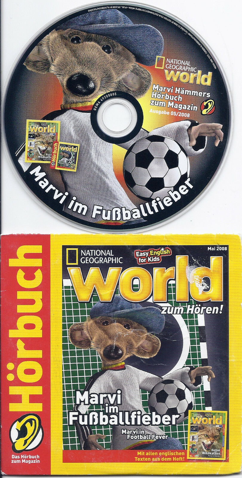 National Geographic World PC CD (German language, Marvi Dragon Adventure)