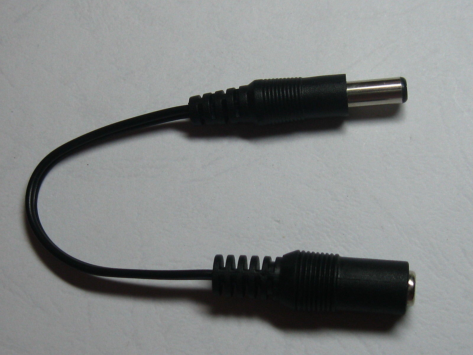 100 pcs DC Power 5.5x2.5mm Male Plug to 5.5x2.1mm Female Jack Cable 6inch 24AWG