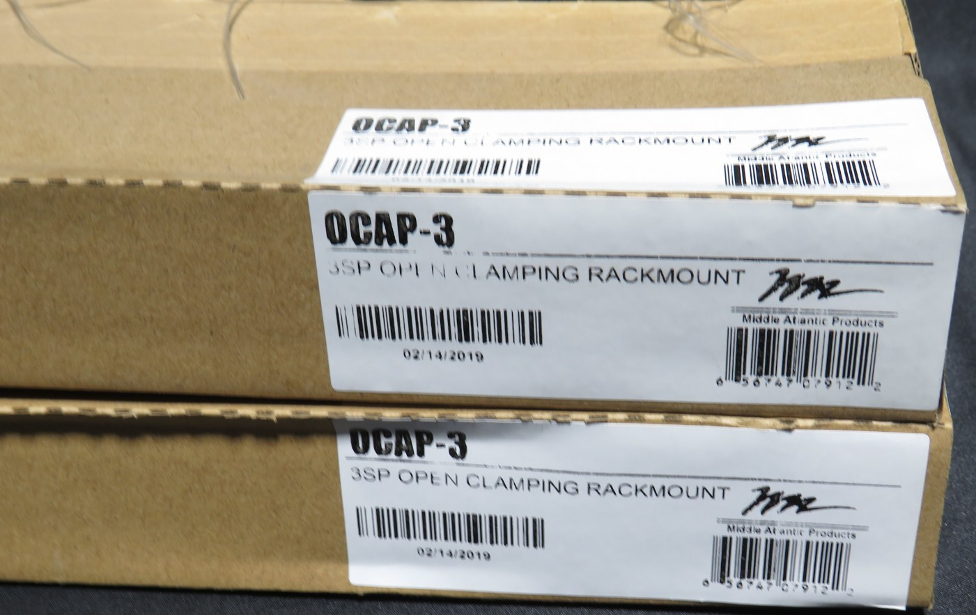 10x Middle Atlantic OCAP-3 3 RU Open Satellite & Cable Box Clamp Rackshelf [SSI]