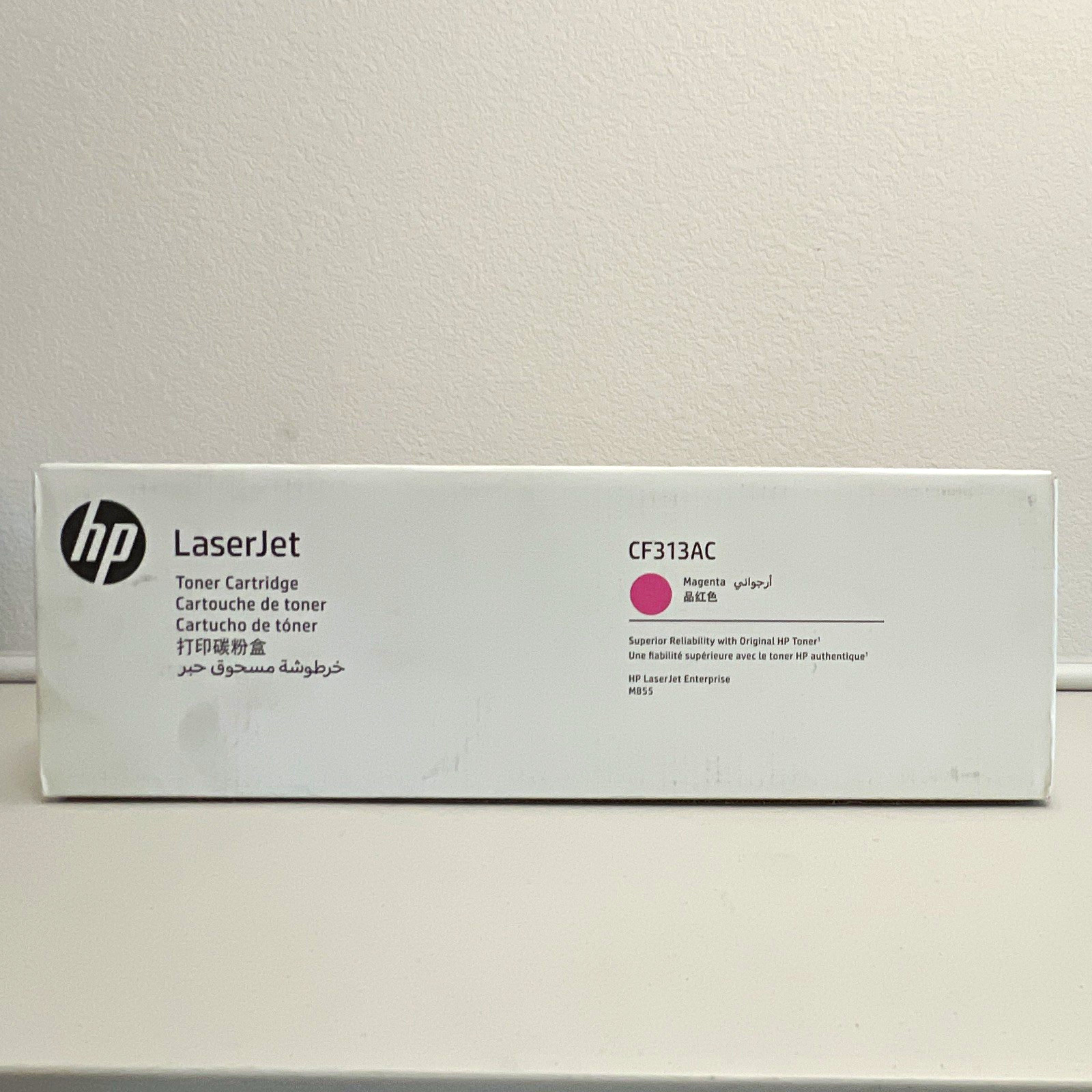 HP CF313AC Magenta (CF313AC) Genuine Original Toner For LaserJet M855