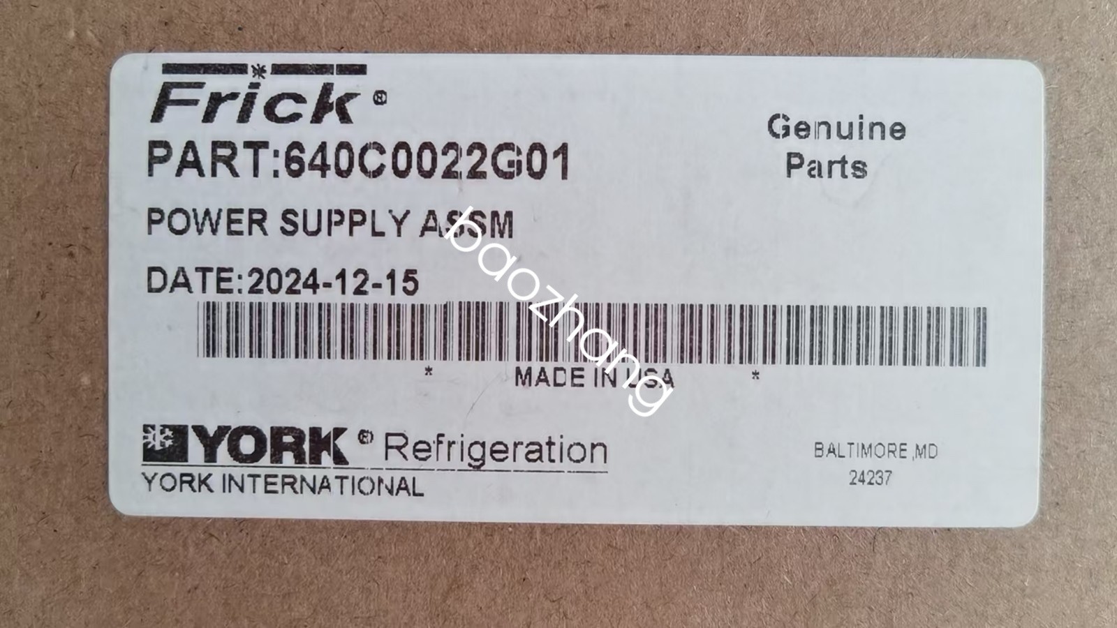 1PCS  YORK   Power Module 640C0022G01 new By DHL or FedEX