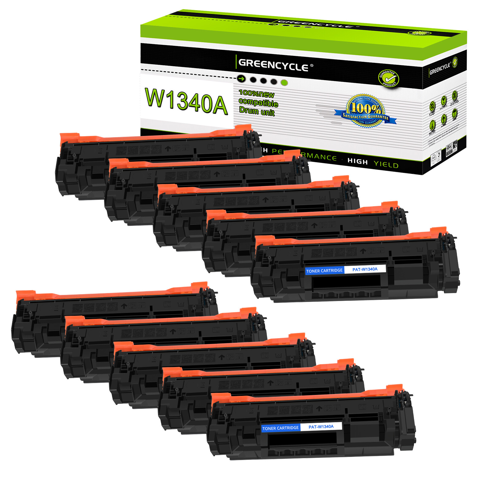 10PK W1340A Toner Cartridge with Chip Fit for HP 134A M209dw MFP M234dw M234sdn
